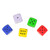 Set of Five Fun Floating Colorful Six Sided Dice Game
