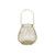14.75" Gold Handmade Lantern with Arched Handle