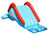 Inflatable Blue Super Swimming Pool Slide , 17-Inch