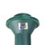 9.5" Green Outdoor Single Flood Lamp Holder with Ground Stake