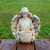 12.5" Gray Joseph's Studio Angel Bust Outdoor Statue Planter