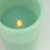 6" Sage Green Battery Operated Flameless LED Lighted Flickering Wax Christmas Pillar Candle