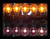 10-Count Orange and Purple G40 Globe Halloween Light Set, 9ft Green Wire