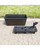 23" Coffee Brown Thin Rectangular Self-Watering Planter