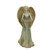19.75" Blue and Beige Serene Angel Holding a Basin Outdoor Patio Garden Birdbath
