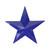 11.5" Navy Blue Country Rustic Star Outdoor Patio Wall Decoration