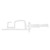 50ct White Universal Swivel Gutter and Shingle Outdoor Christmas Light Clips 3.75"