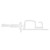 50ct White Universal Swivel Gutter and Shingle Outdoor Christmas Light Clips 3.75"