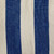 Macrame Cotton Hammock Chair with Striped Cushion - 46" x 35.25" - Cream and Blue