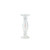 13" Clear Pillar Tabletop Hand Blown Glass Candle Holder