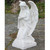 20.25" Ivory Kneeling Angel Religious Outdoor Patio Garden Statue