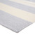 5' x 8' Ivory and Blue Striped Rectangular Outdoor Area Throw Rug