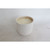 6" Solid White Hammered Ceramic Bowl Scented Candle