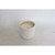 5" Solid White Hammered Ceramic Bowl Scented Candle
