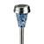 9.75" Blue and Turquoise Mosaic Solar Light with White LED Light and Lawn Stake