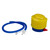 8" Yellow and Blue Bright Portable Foot Pump for Pool