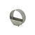 11.5" Gray Handmade Round Galvanized Vertical Planter