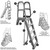 80" Smart Choice Above Ground Swimming Pool Ladder Base - Taupe