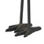 Set of 2 Black Vintage Iron Bird Tealight Holder 6.25"