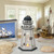 10" Black and White Lighthouse Tabletop Tea Light Candle Holder