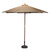 8' Outdoor Patio Market Umbrella, Beige Taupe and Cherry Wood