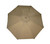 8' Outdoor Patio Market Umbrella, Beige Taupe and Cherry Wood