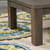 47.25" Gray Contemporary Rectangular Outdoor Coffee Table