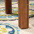 47.25" Brown Contemporary Rectangular Outdoor Coffee Table