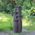 27" Brown Woven Wicker Inspired 4-Tier Outdoor Garden Water Fountain