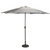 8ft Outdoor Patio Market Umbrella with Hand Crank and Tilt - Gray