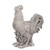 17" Magnesium and Fiber Gray Colored Rooster Outdoor Planter