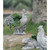 17" Magnesium and Fiber Gray Colored Rooster Outdoor Planter