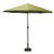8ft Outdoor Patio Market Umbrella with Hand Crank and Tilt - Sage Green