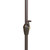 8' Outdoor Patio Market Umbrella with Hand Crank and Tilt, Black and Tan Swirl