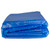 16.5' Blue Boulder Swirl Oval Floating Swimming Pool Solar Cover