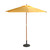 8' Outdoor Patio Market Umbrella - Yellow and Cherry Wood