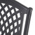 6-Piece Natural Brown and Black Finish Outdoor Furniture Patio Dining Set
