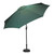 8ft Outdoor Patio Market Umbrella with Hand Crank and Tilt - Hunter Green