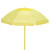 6.25' Yellow and White Flowers Deluxe Beach Umbrella