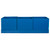 Set of 2 Black and Blue Herb Pots and Tray Planter Garden Set 13.75"