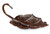 Set of 6 Autumn Glow Decorative Fall Metal Leaf Pillar Candle Holders 8.25