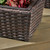 Set of 2 Brown Contemporary Outdoor Patio Planters 24.5"