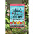 Vibrant "April Showers" Rectangular Garden Flag 18" x 12"