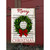 Green and Red "Merry Christmas" Outdoor Garden Flags 18" x 12"