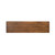 3-Piece Walnut Brown and Black Finish Outdoor Furniture Patio Picnic Dining Set