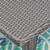 7-Piece Slate Gray Finish Rectangle Wicker Outdoor Furniture Patio Dining Set