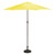 8' Outdoor Patio Market Umbrella with Hand Crank and Tilt, Yellow