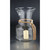 14.5" Clear Round Hand Blown Glass Candle Holder