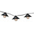 10-Count Black Pendant Lantern Patio Christmas Light Set, 9ft Black Wire