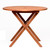 Set of 3 Brown and Gray Round Amazonia Eucalyptus Wood Indoor and Outdoor Patio Dining Set, 5.25'
